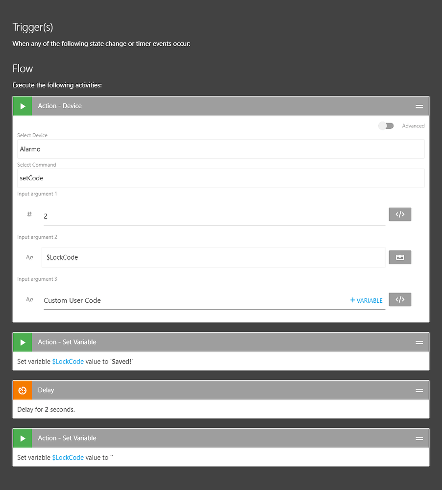 Set door codes for specific times and multiple locks at once