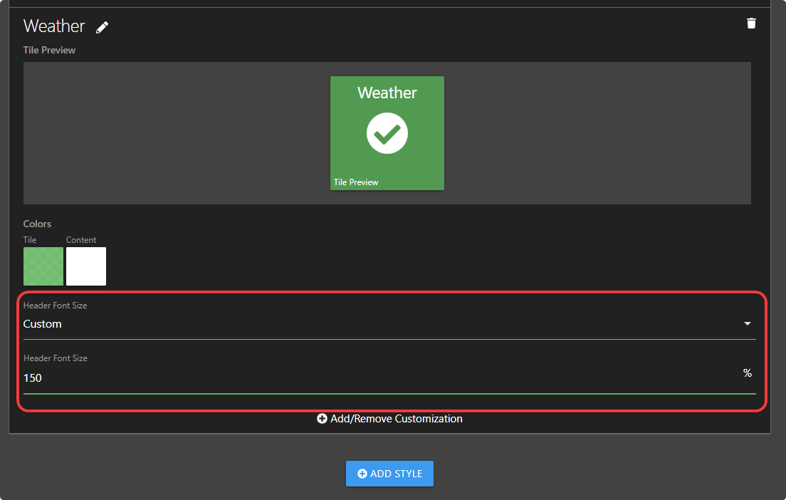 How to move text / labels in tiles with CSS - SharpTools.io (web ...